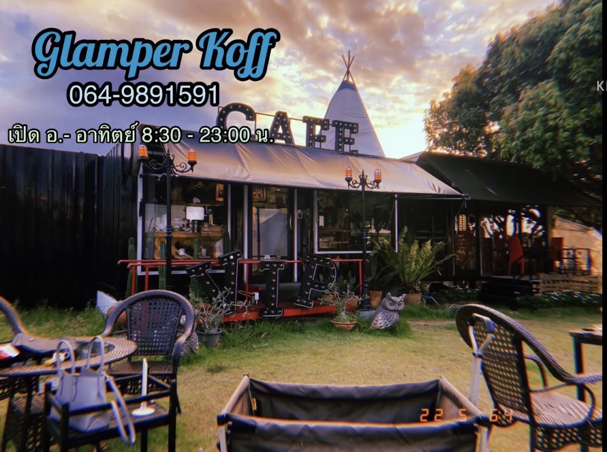 Glamper Koff Cliff Camp - กาแฟ อาหาร ลานกางเต็นท์ติดริมผาวิวน้ำ