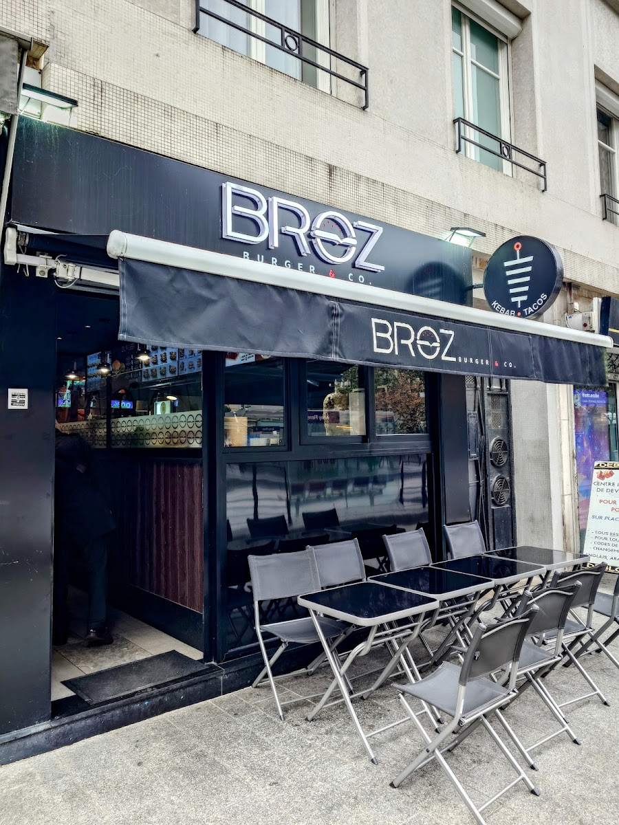 BROZ BURGER Kebab burger tacos