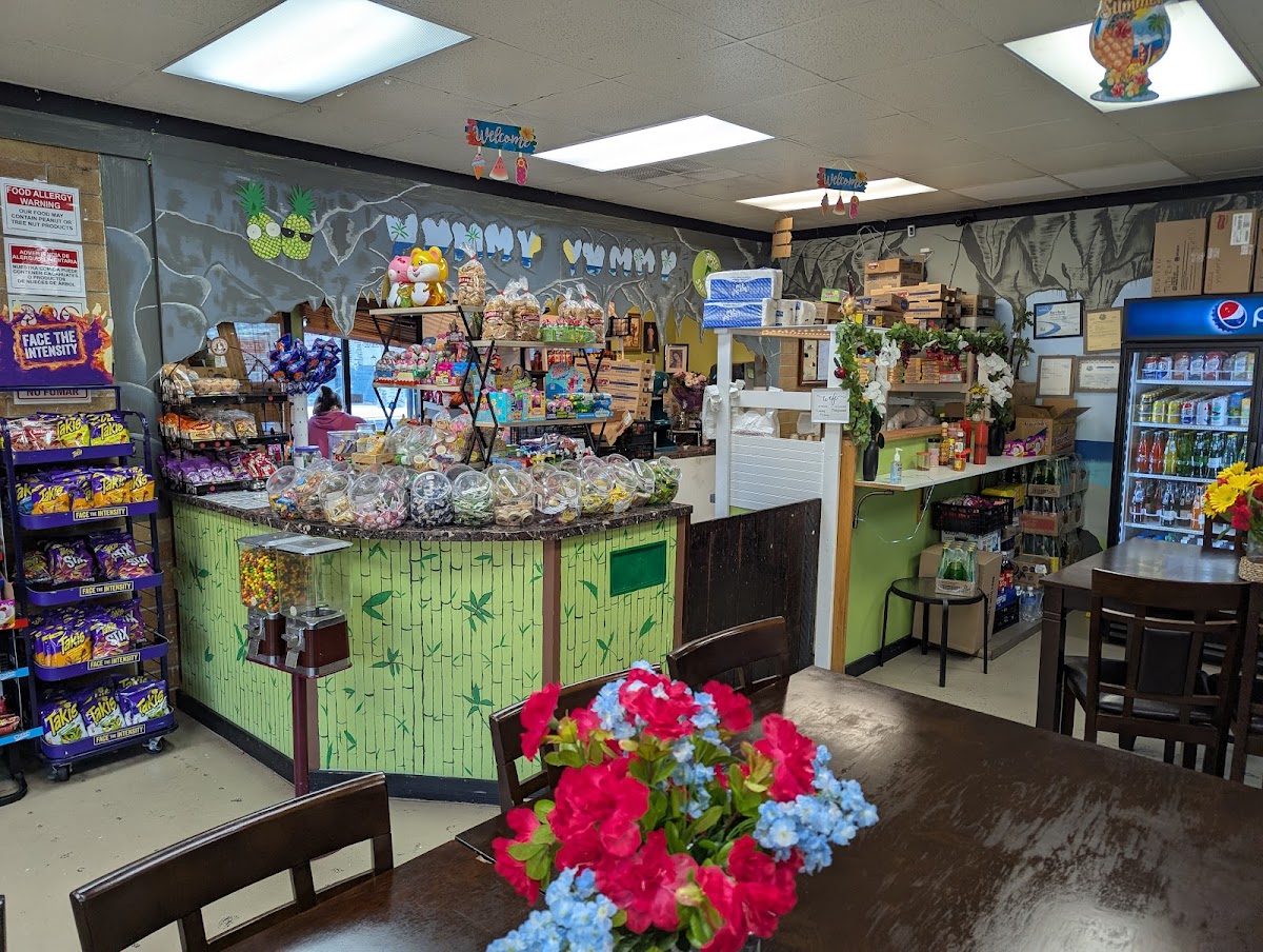 Yummy yummy fruits and snacks